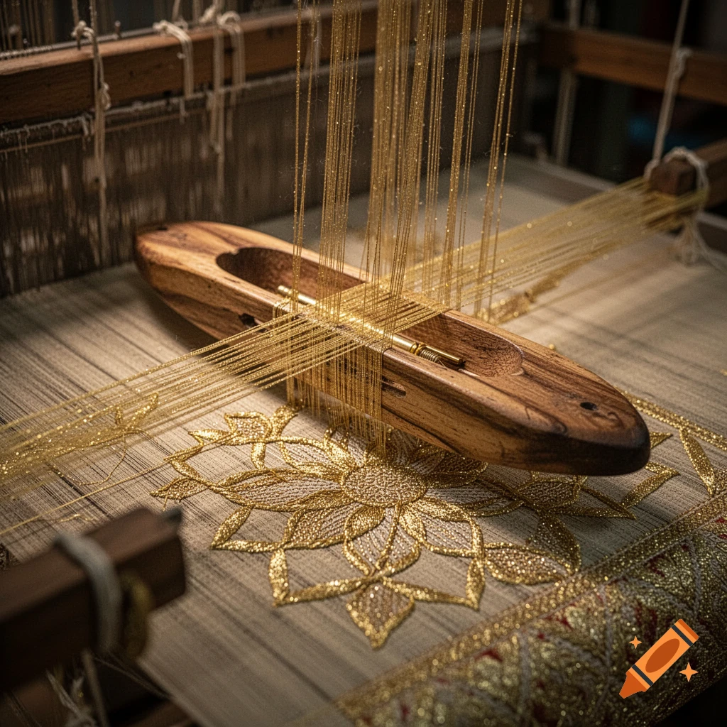 Intricate Handloom Weaving