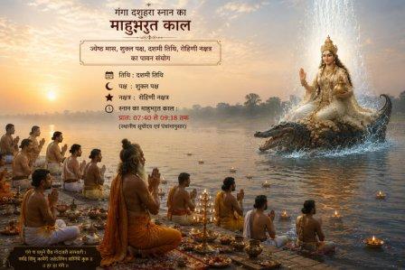 Dashashwamedh Ghat illuminated beautifully for Ganga Dussehra