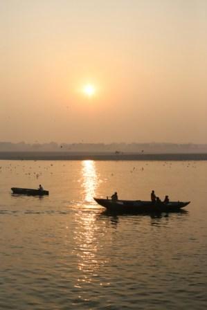 Sunrise boat ride on the Ganga